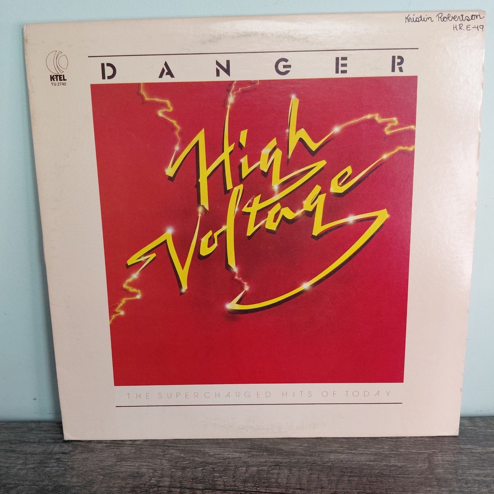 K-Tel High Voltage Vinyl LP 1981 Compilation The Police Hall & Oates TU 2740